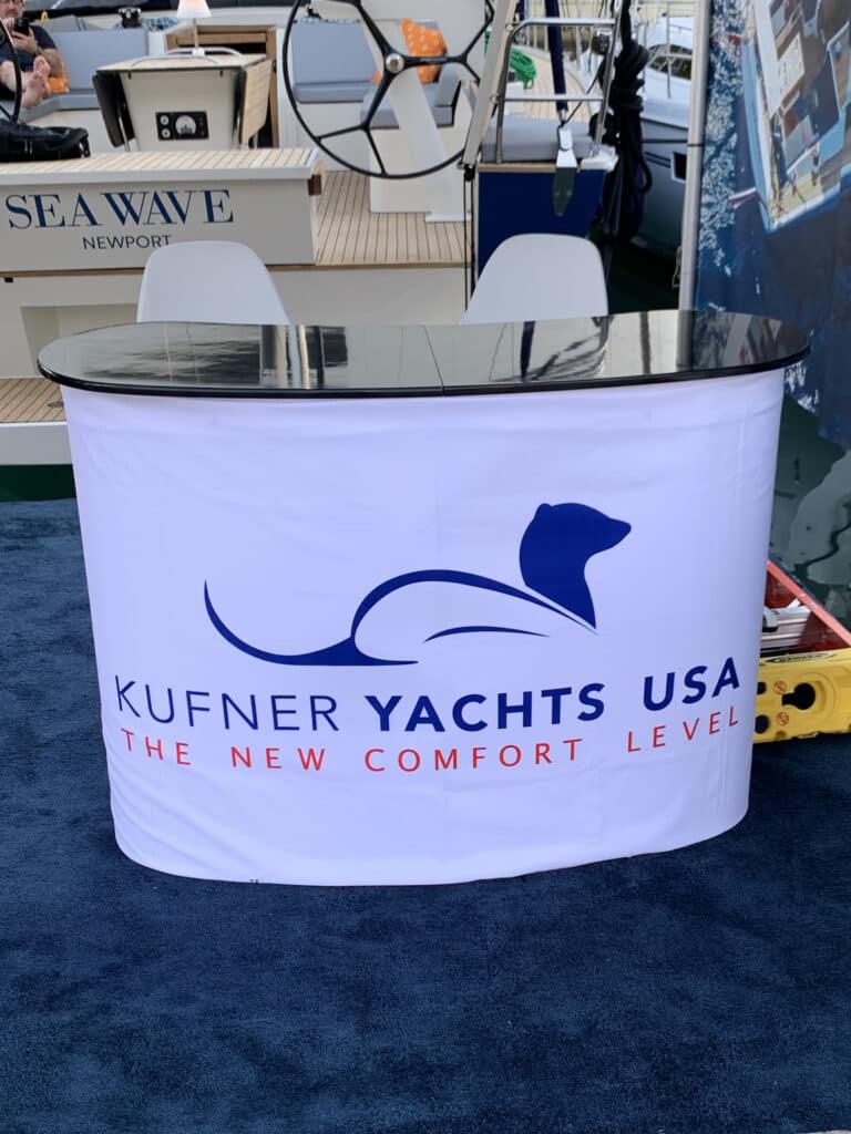 Kufner Yachts check in desk pic