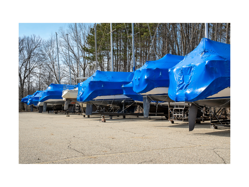 Winter boat storage pic